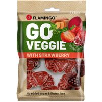 Flamingo Snacks Veggie Strawberry with strawberry Red