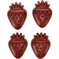 Flamingo Snacks Veggie Strawberry with strawberry Red