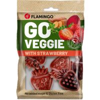 Flamingo Snacks Veggie Strawberry with strawberry Red