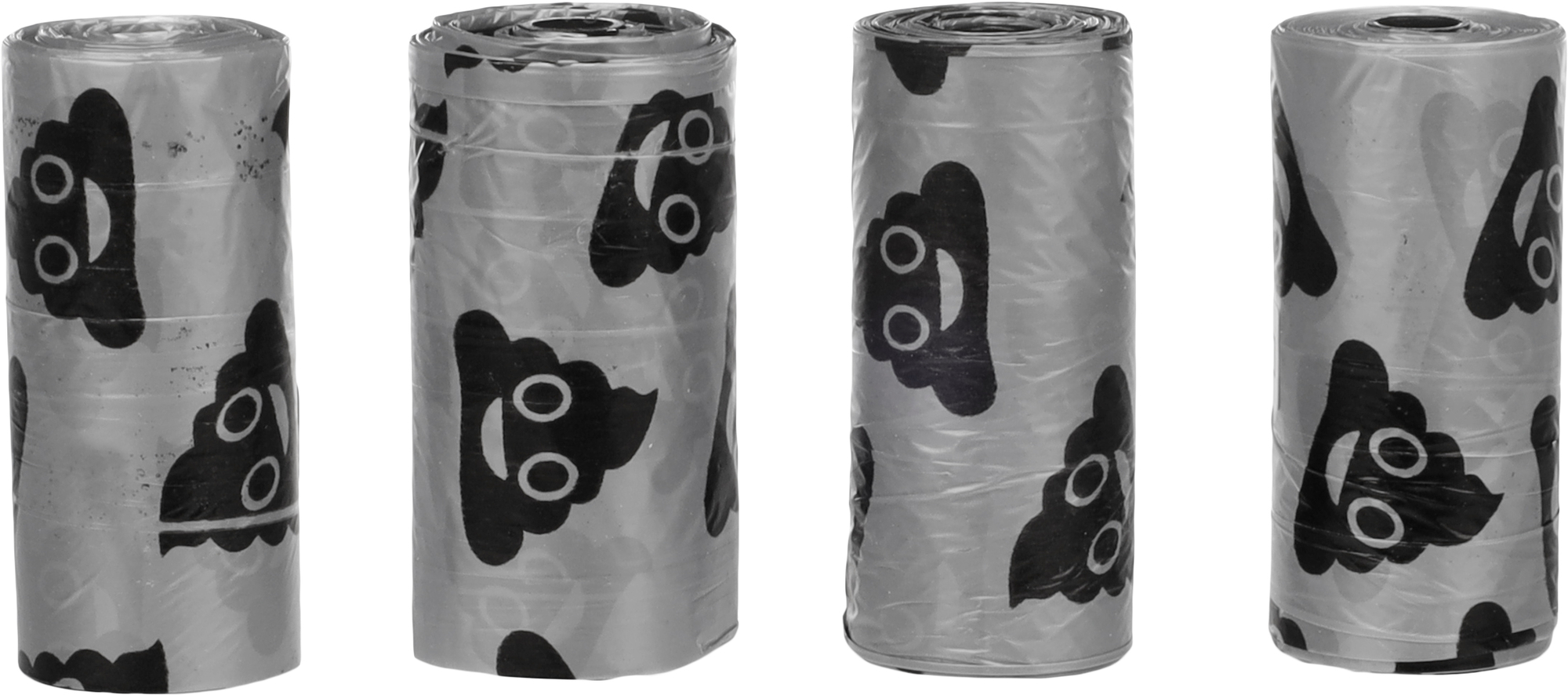 Flamingo Poop bag Basic Lacha Silver & Black