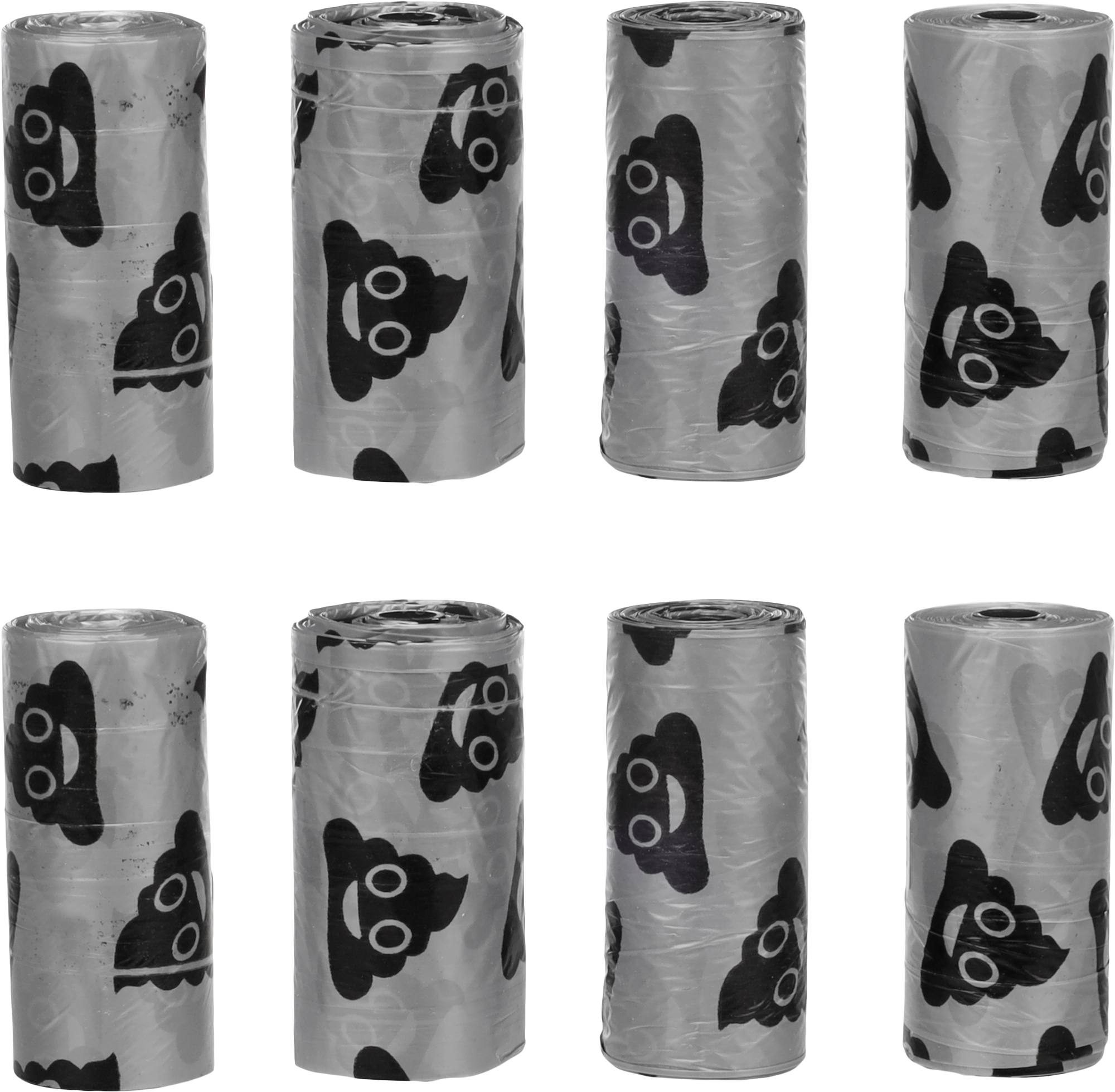 Flamingo Poop bag Basic Lacha Silver & Black