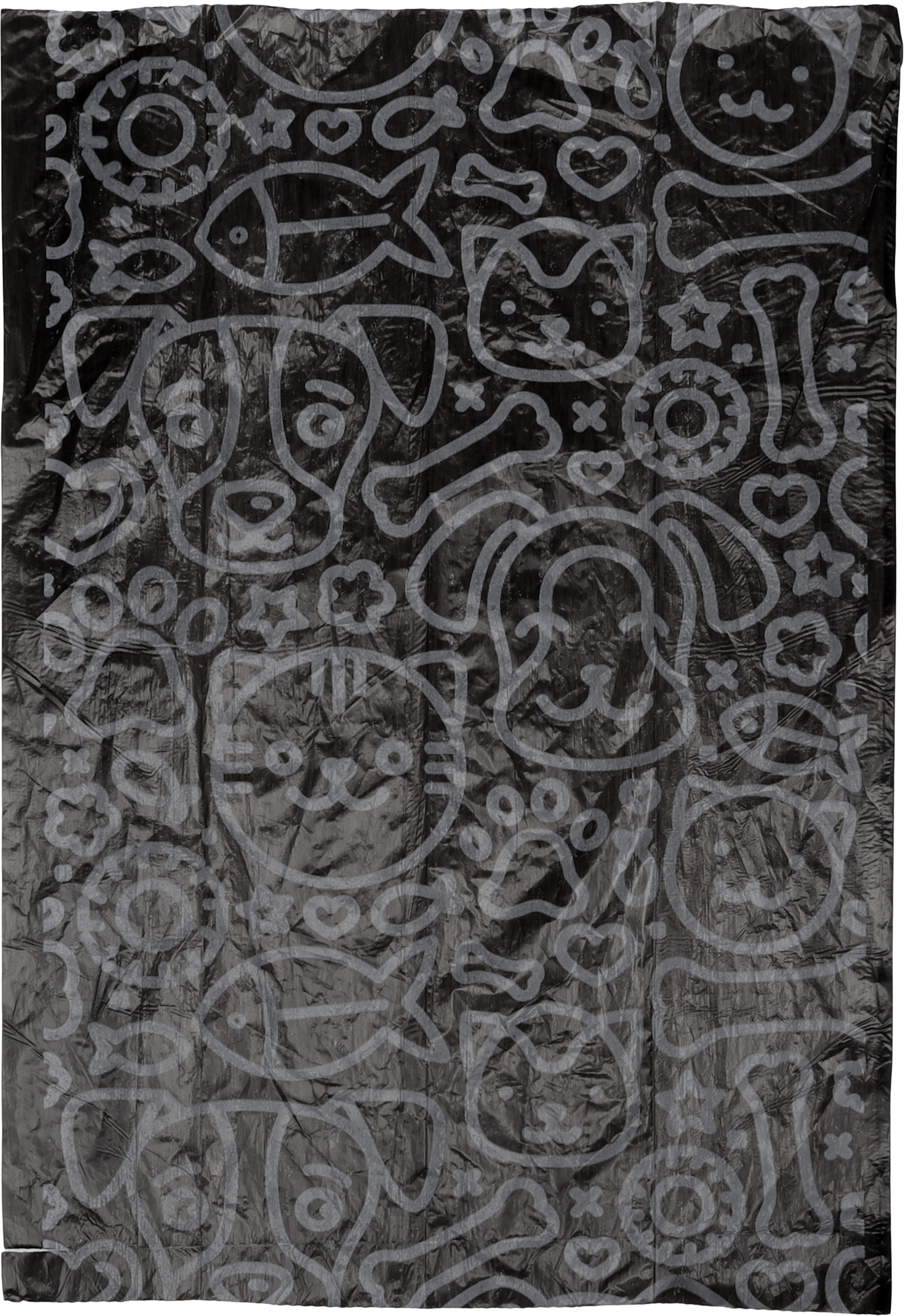 Flamingo Sac à déjections Basic Heady Noir