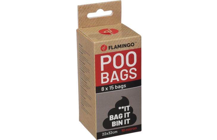 Flamingo Poepzak Basic Babi Zwart