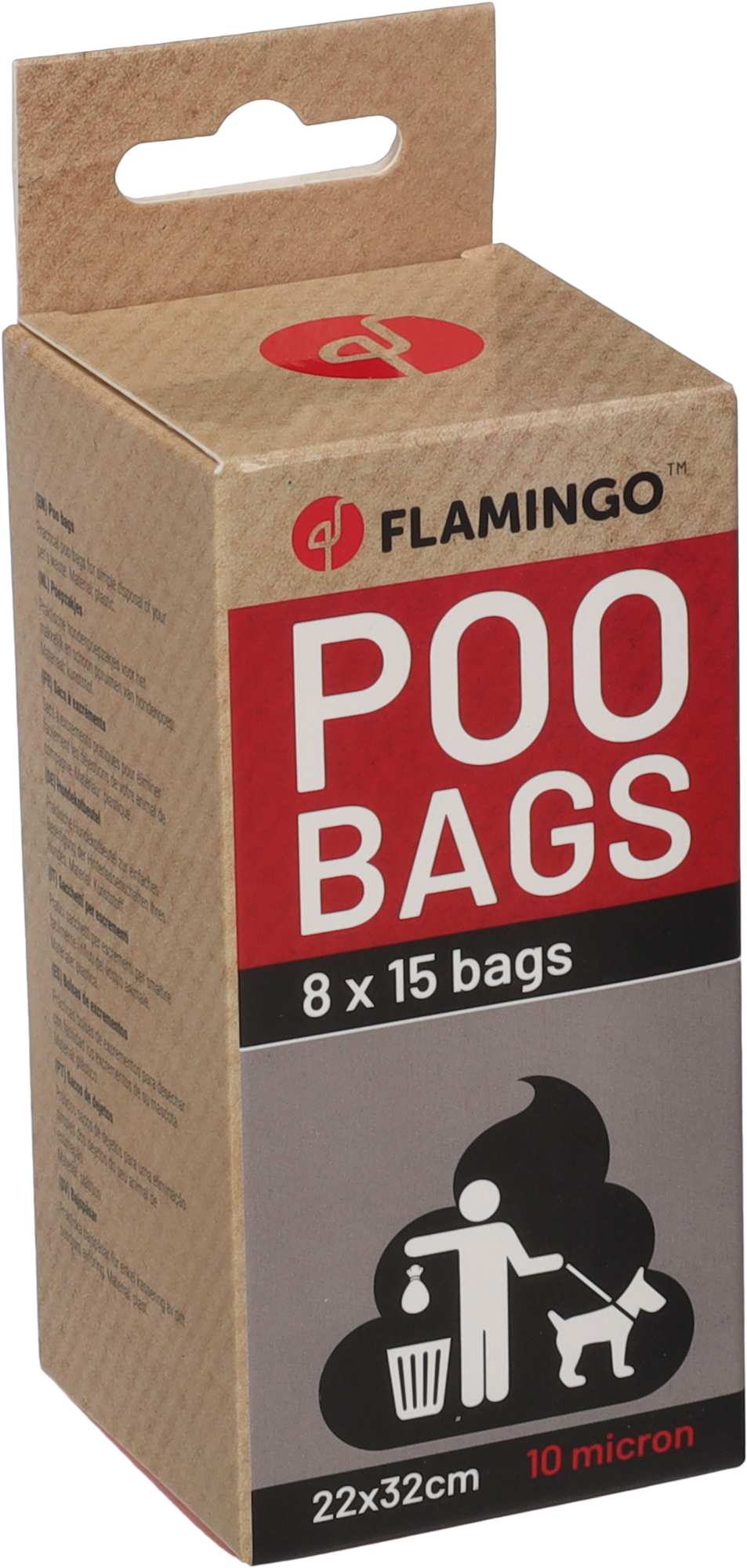 Flamingo Sacchetti per deiezioni Basic Dumpa Nero