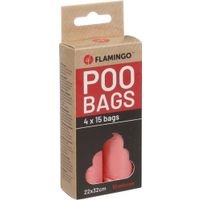 Flamingo Poepzak Basic Pastel Roze