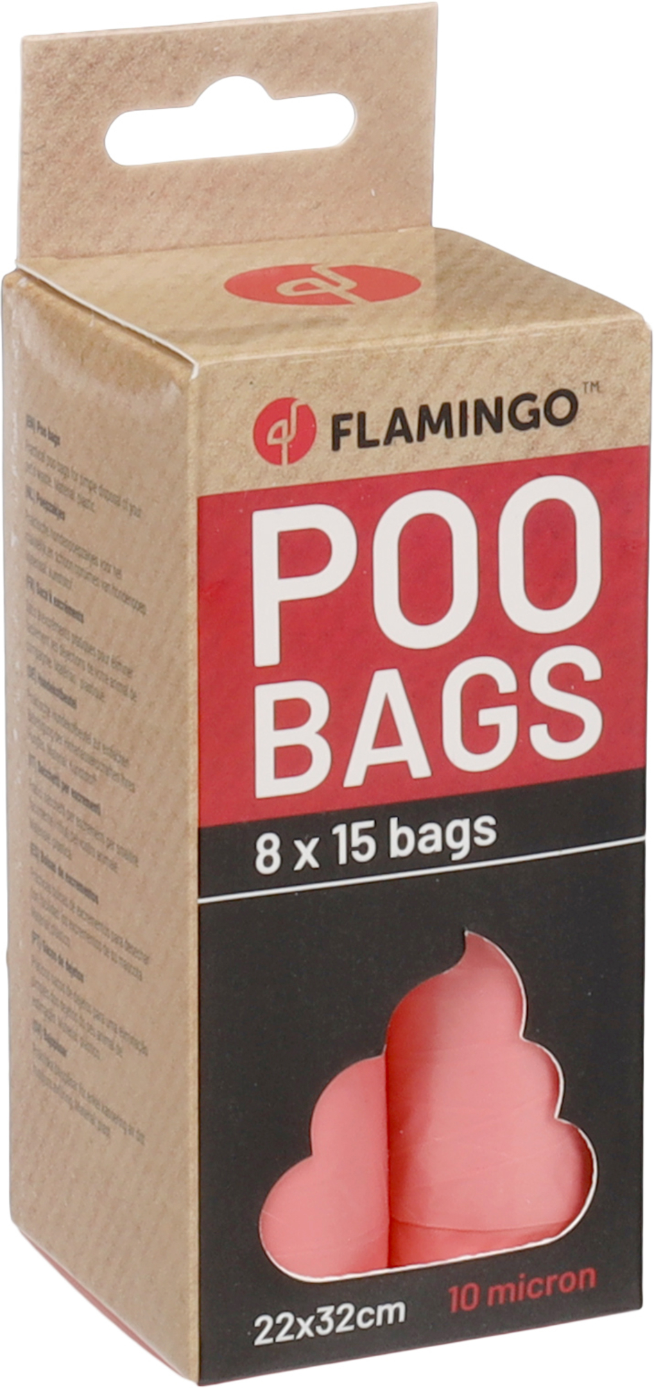 Flamingo Poop bag Basic Pastel Pink