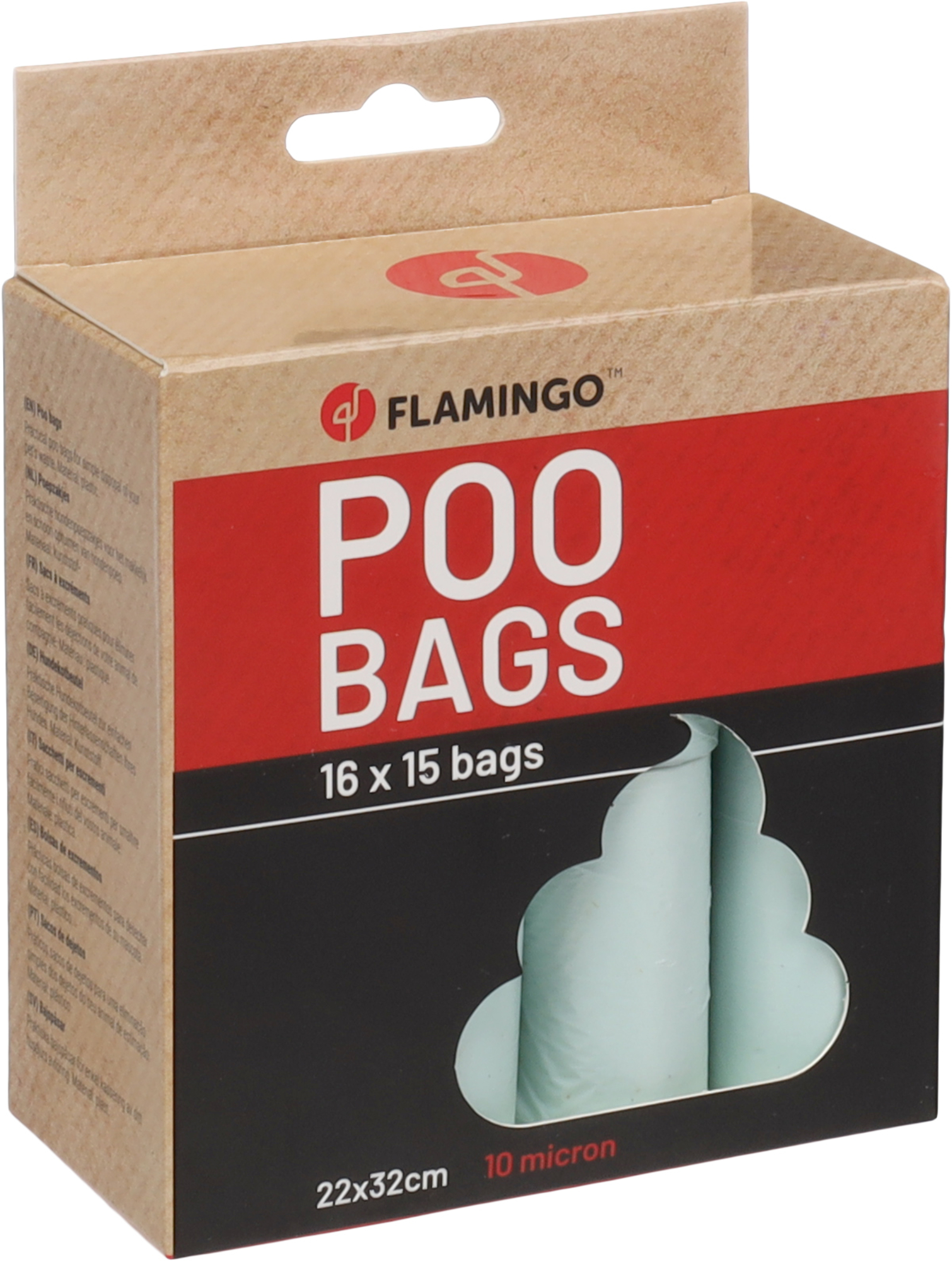 Flamingo Poop bag Basic Pastel Green