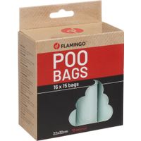 Flamingo Poepzak Basic Pastel Groen