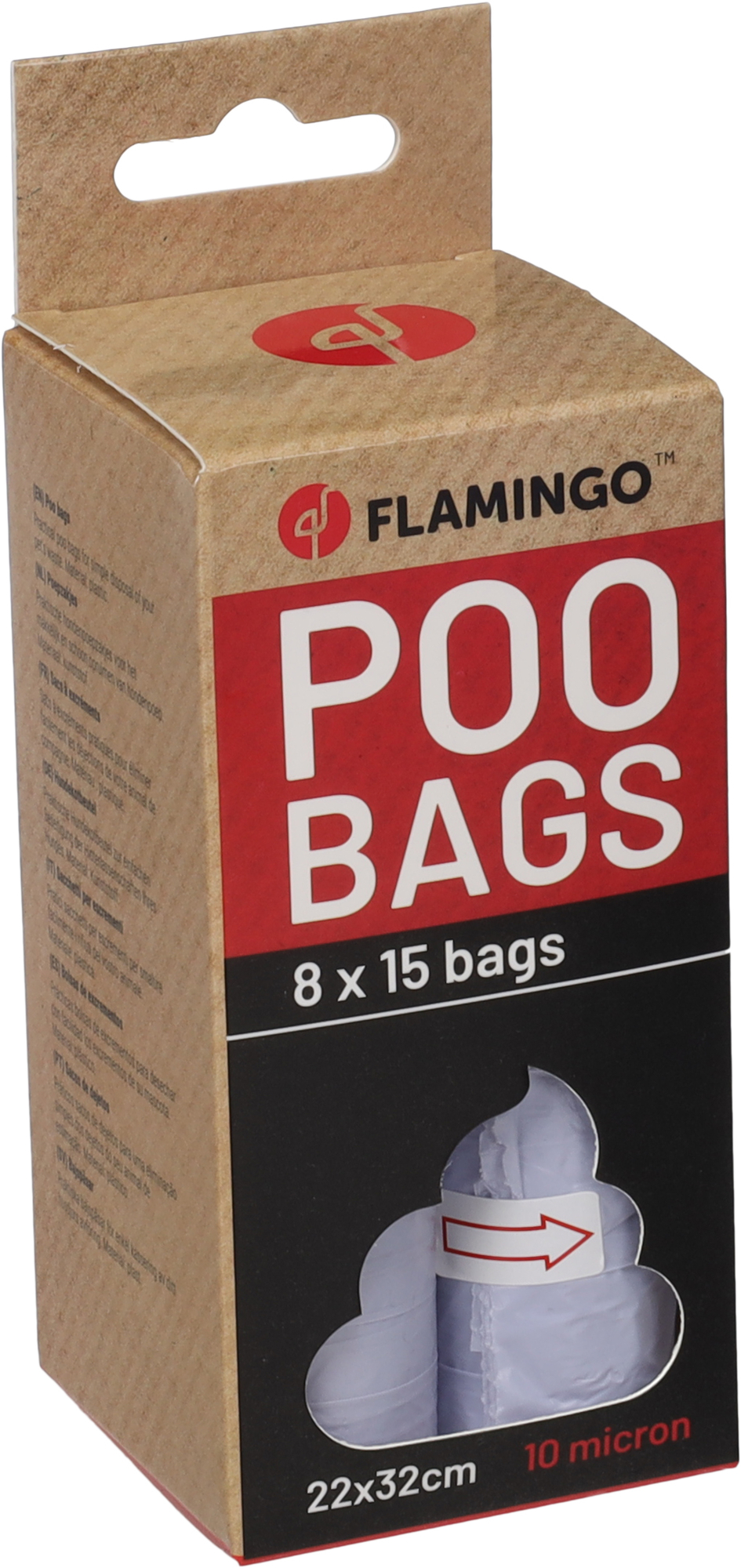 Flamingo Poop bag Basic Pastel Purple