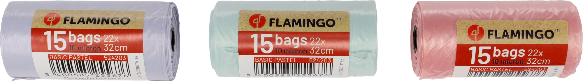 Flamingo Poop bag Basic Pastel Multiple colours