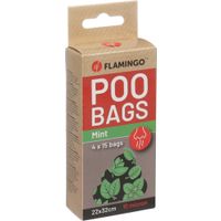 Flamingo Poepzak Basic Munt Scenta Groen & Zwart
