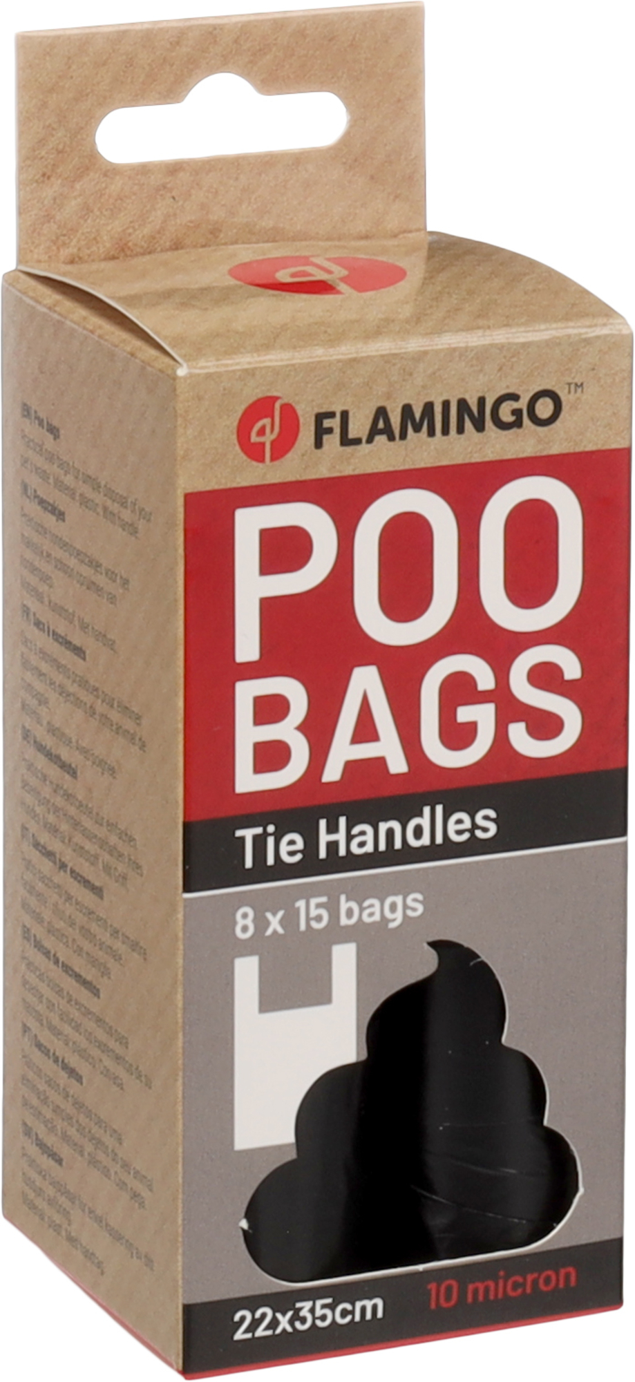 Flamingo Kotbeutel mit Griff Blekz Schwarz