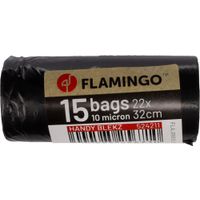 Flamingo Poepzak met handvat Blekz Zwart