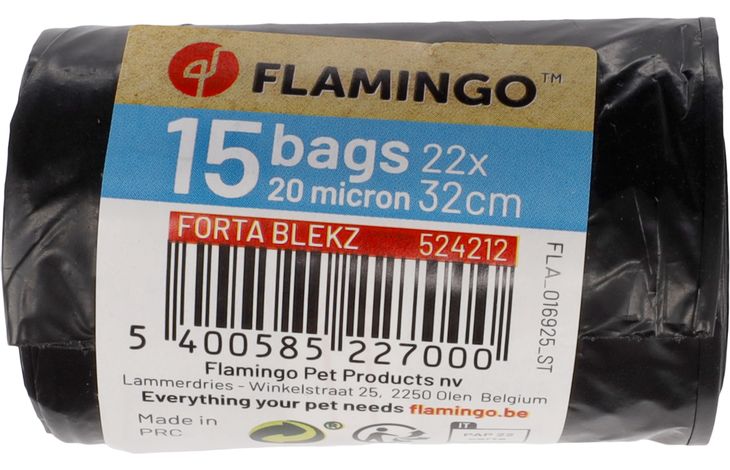 Flamingo Poepzak Extra sterk Blekz Zwart