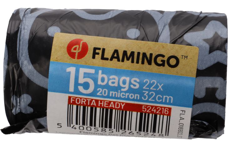Flamingo Poepzak Extra sterk Heady Zwart