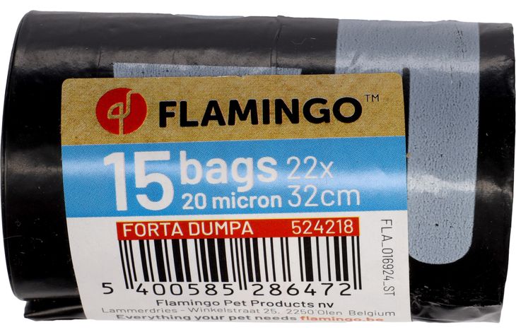 Flamingo Poepzak Extra sterk Dumpa Zwart