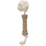 Giocattolo Wilga Palla gomitolo & Bastone con corda Marrone