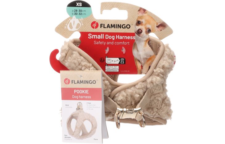 Flamingo Geschirr  Step&Go Pookie Beige
