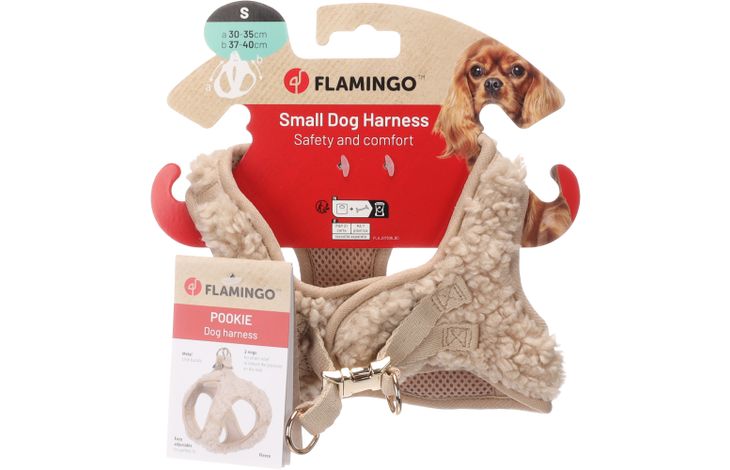 Flamingo Harnas Step&Go Pookie Beige