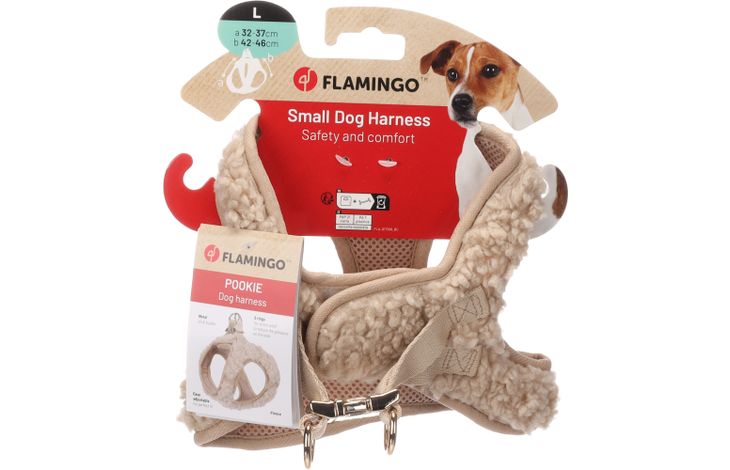 Flamingo Harnas Step&Go Pookie Beige