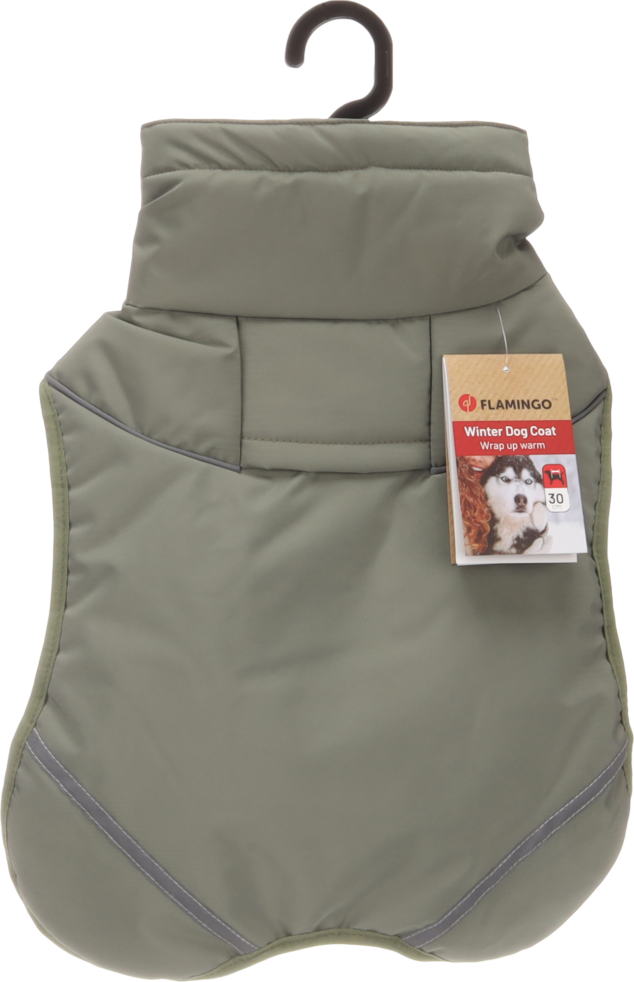 Flamingo Winter coat Cujo Green