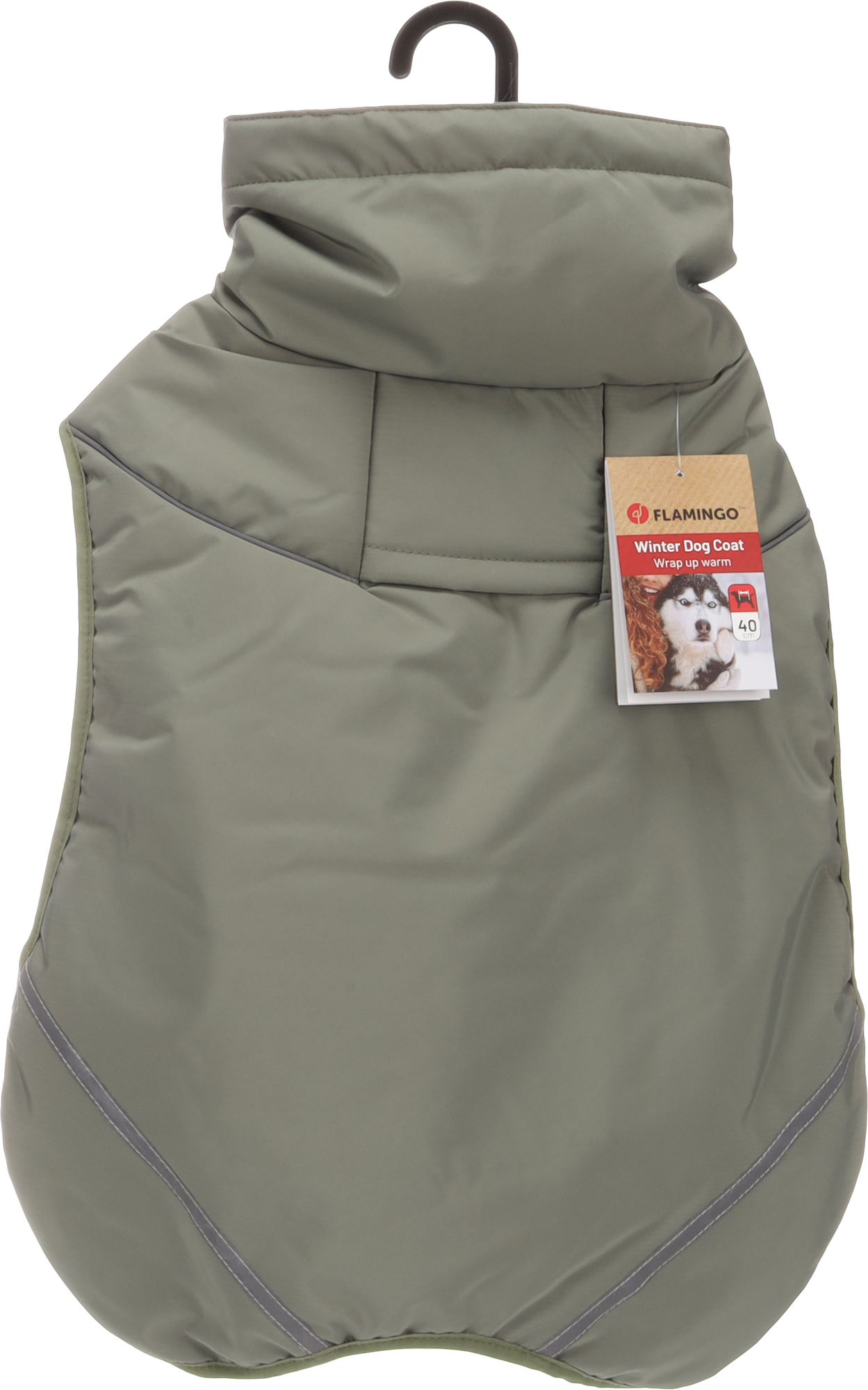 Flamingo Winter coat Cujo Green