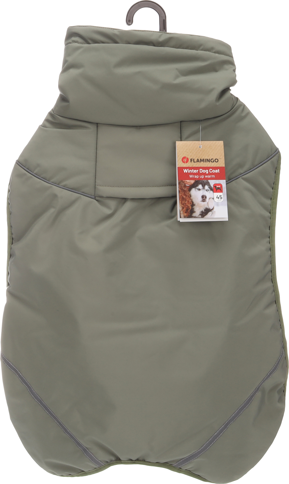 Flamingo Winter coat Cujo Green