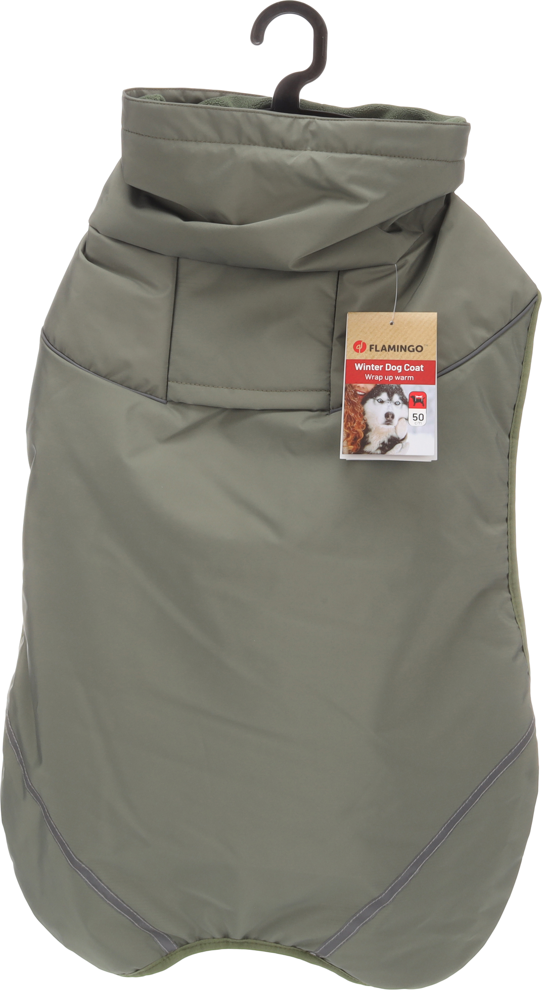 Flamingo Winter coat Cujo Green