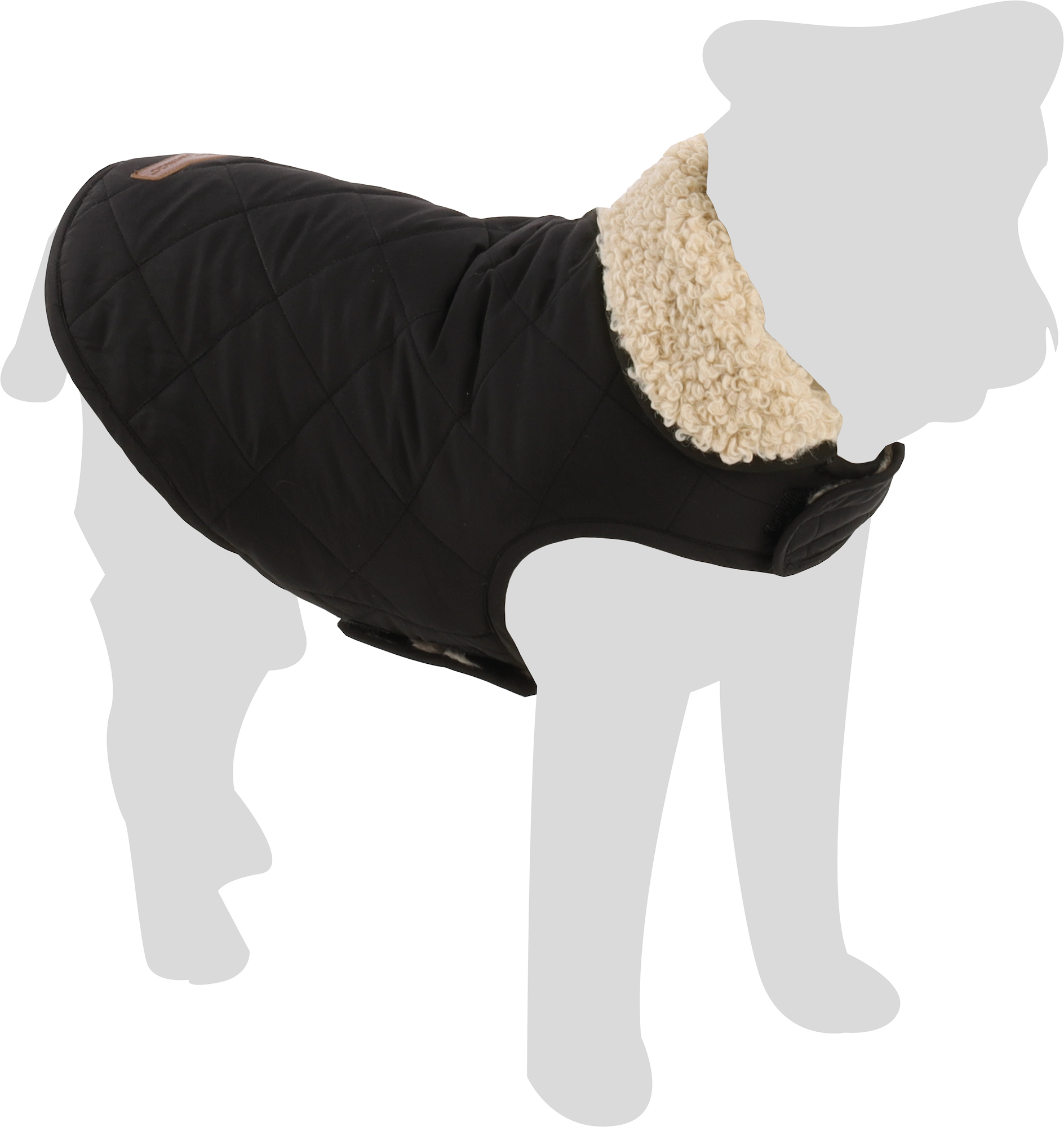 Flamingo Manteau Bonnie Noir