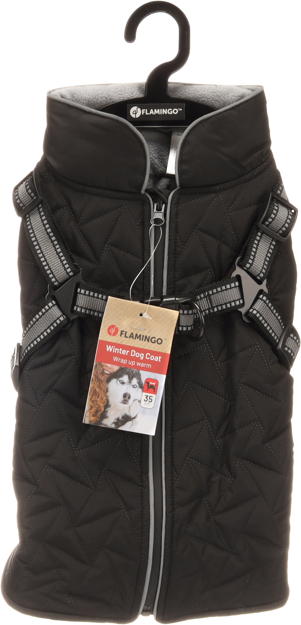 Flamingo Winter coat Duker Black