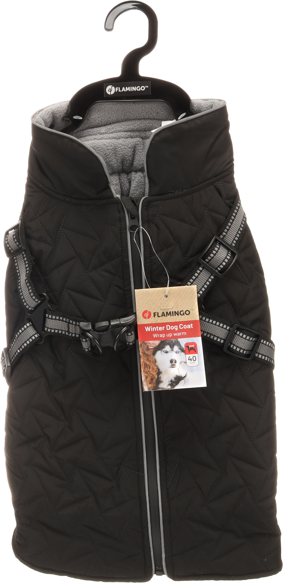 Flamingo Winter coat Duker Black