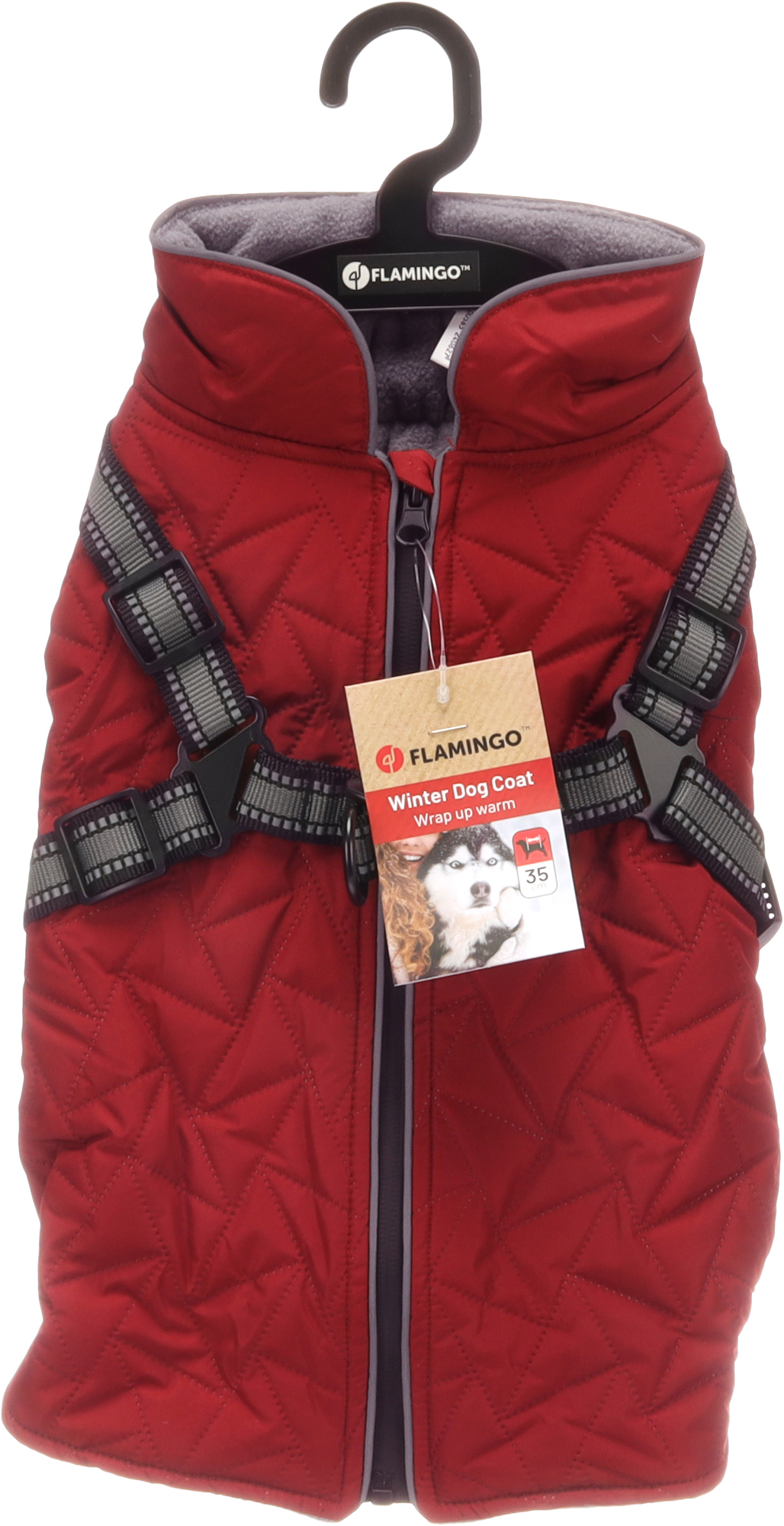 Flamingo Winter coat Duker Red