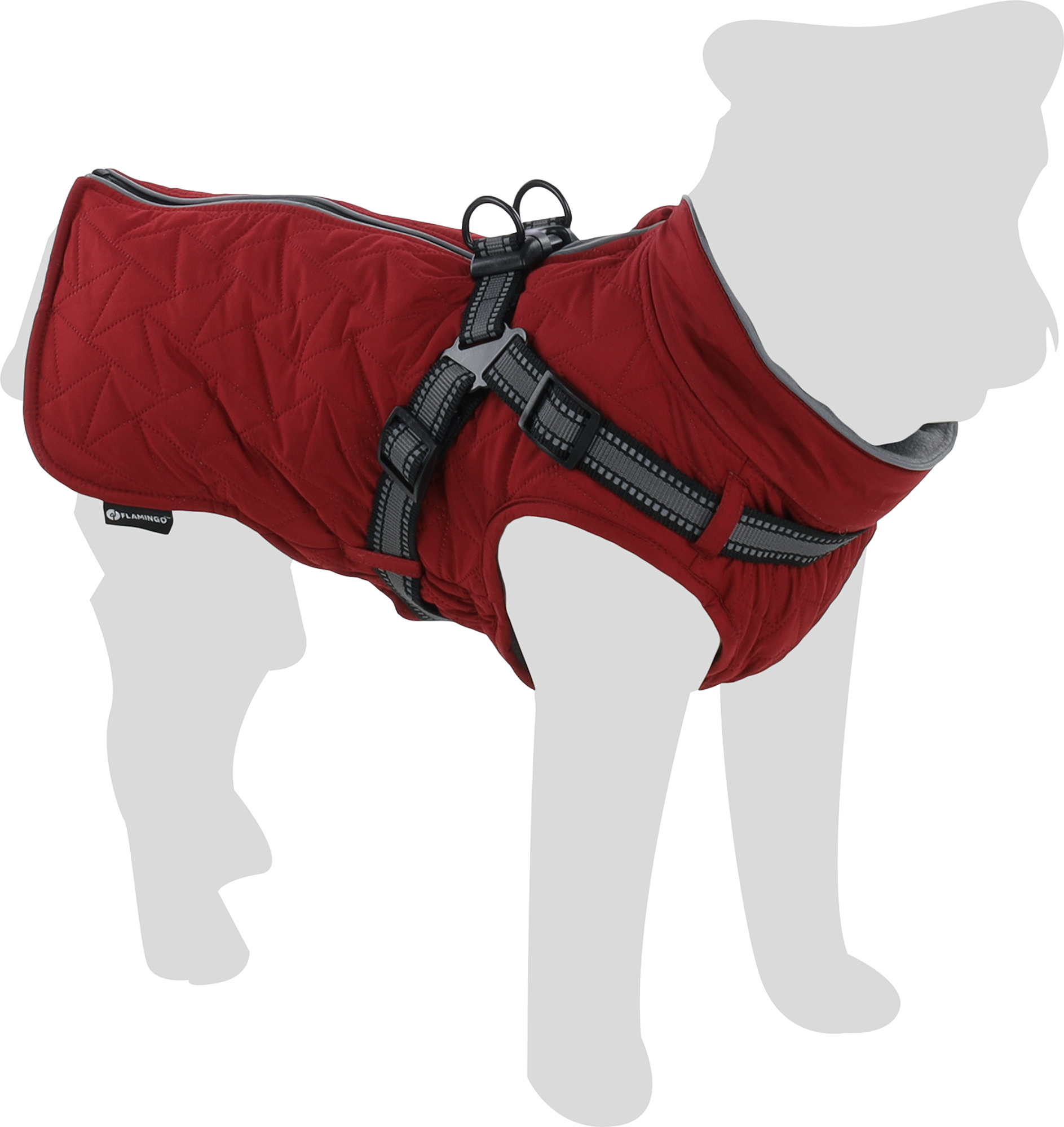 Flamingo Winter coat Duker Red