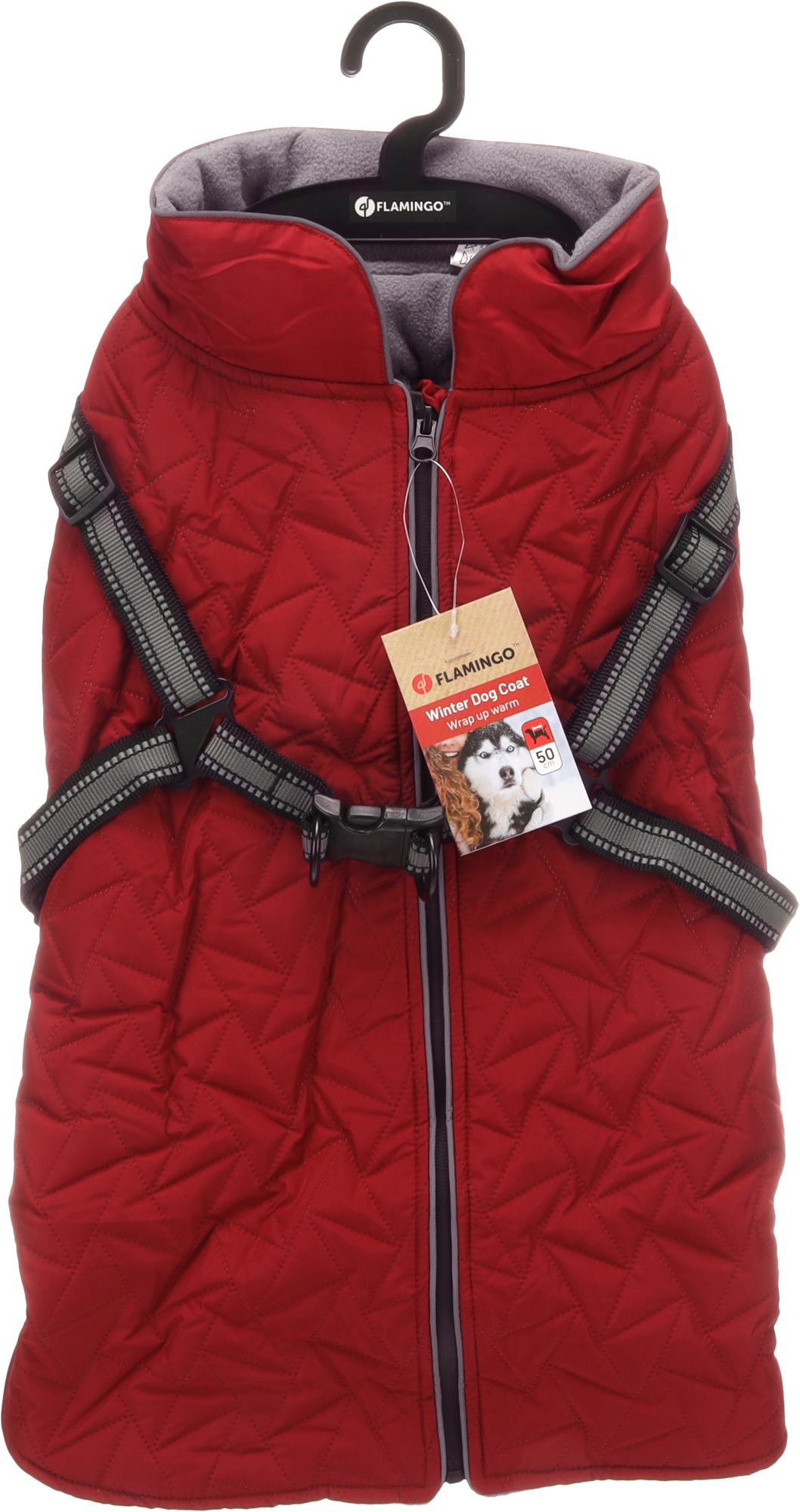 Flamingo Winter coat Duker Red