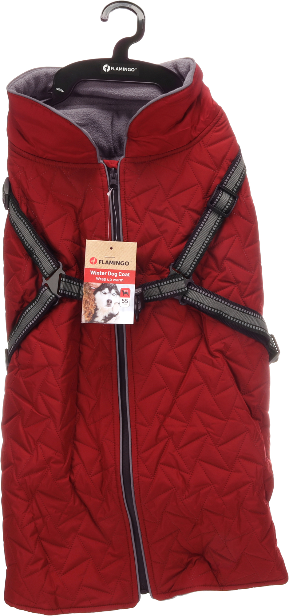 Flamingo Winter coat Duker Red