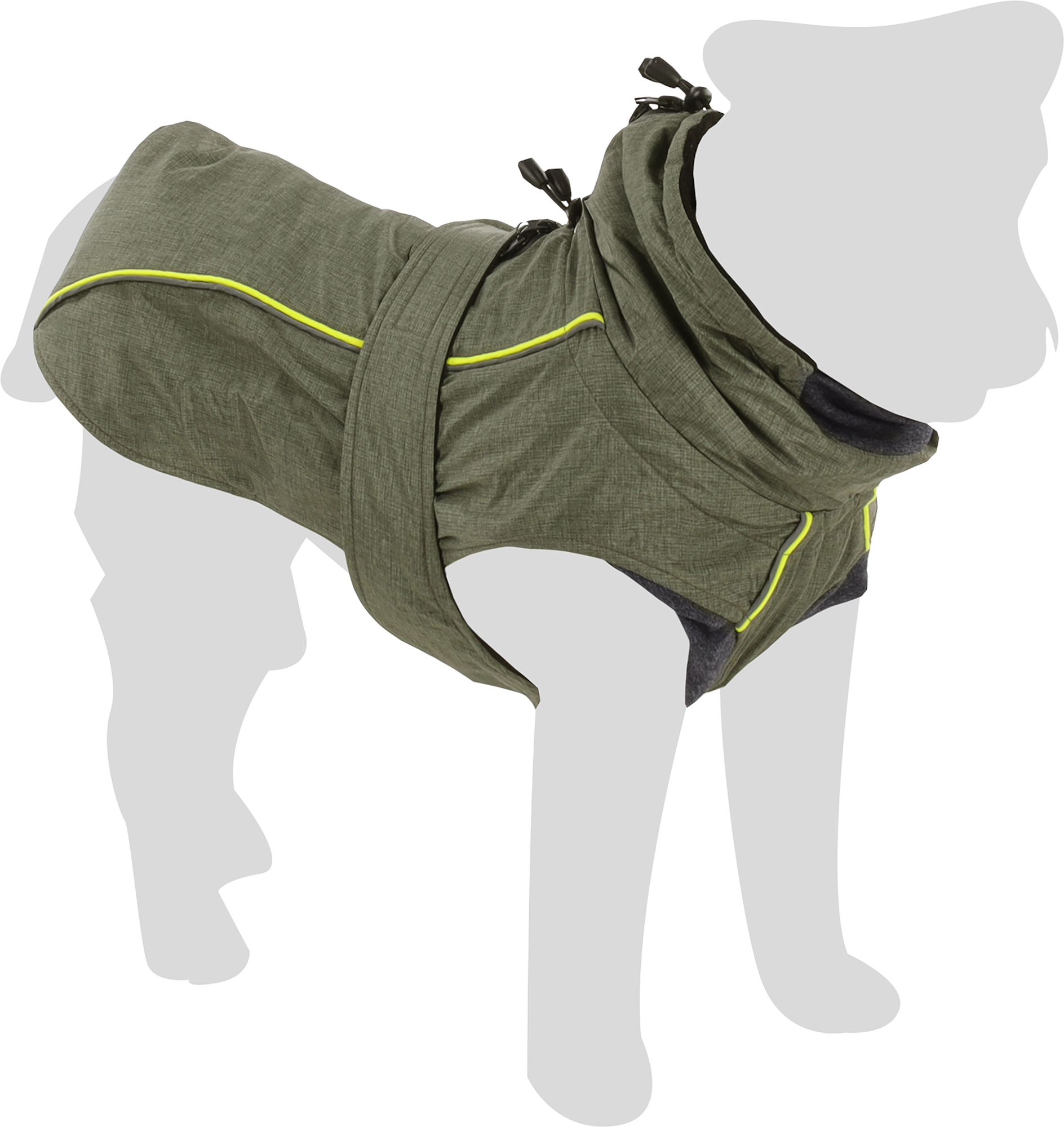 Flamingo Coat Dover Green