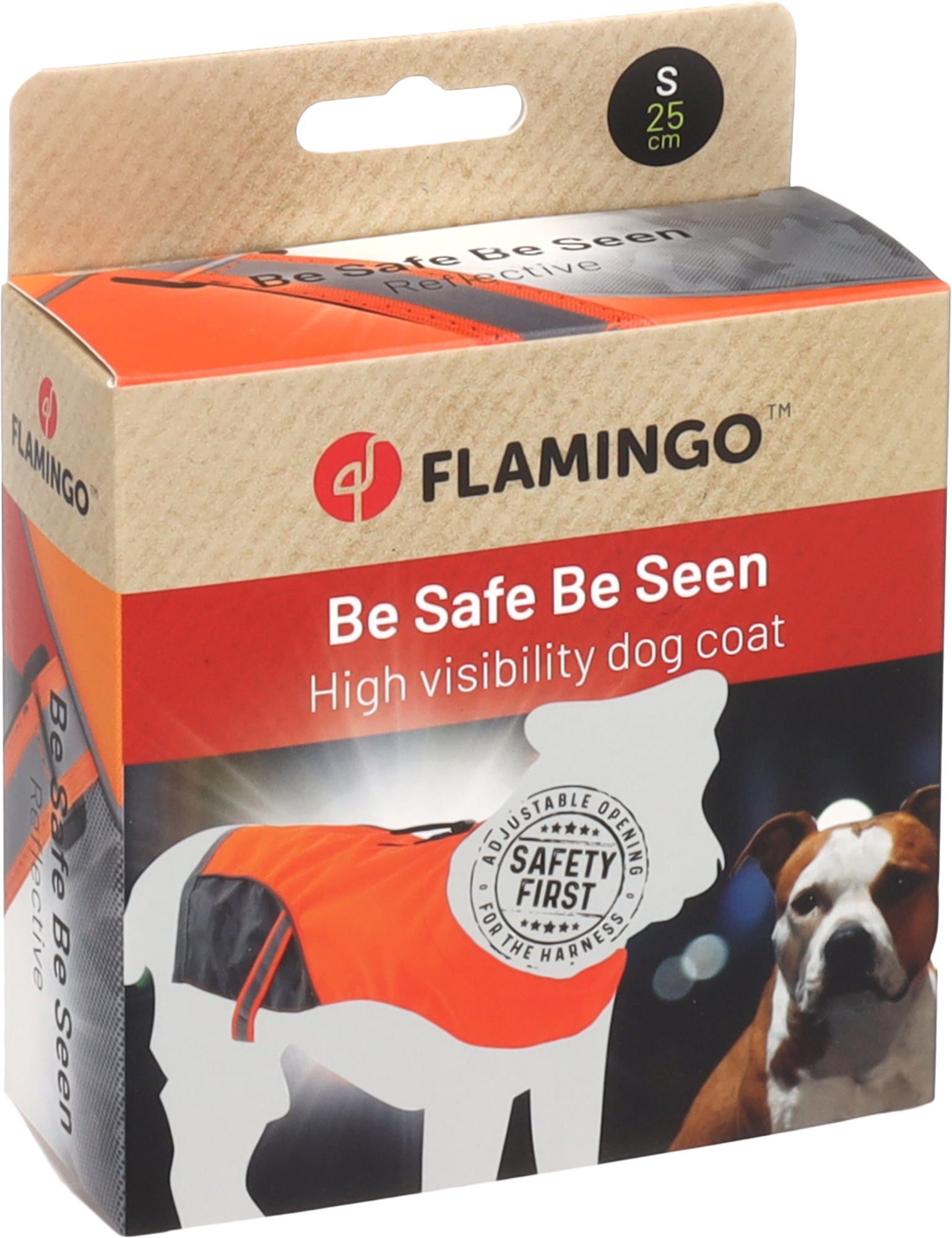 Flamingo Safety vest Fizz Orange & Grey