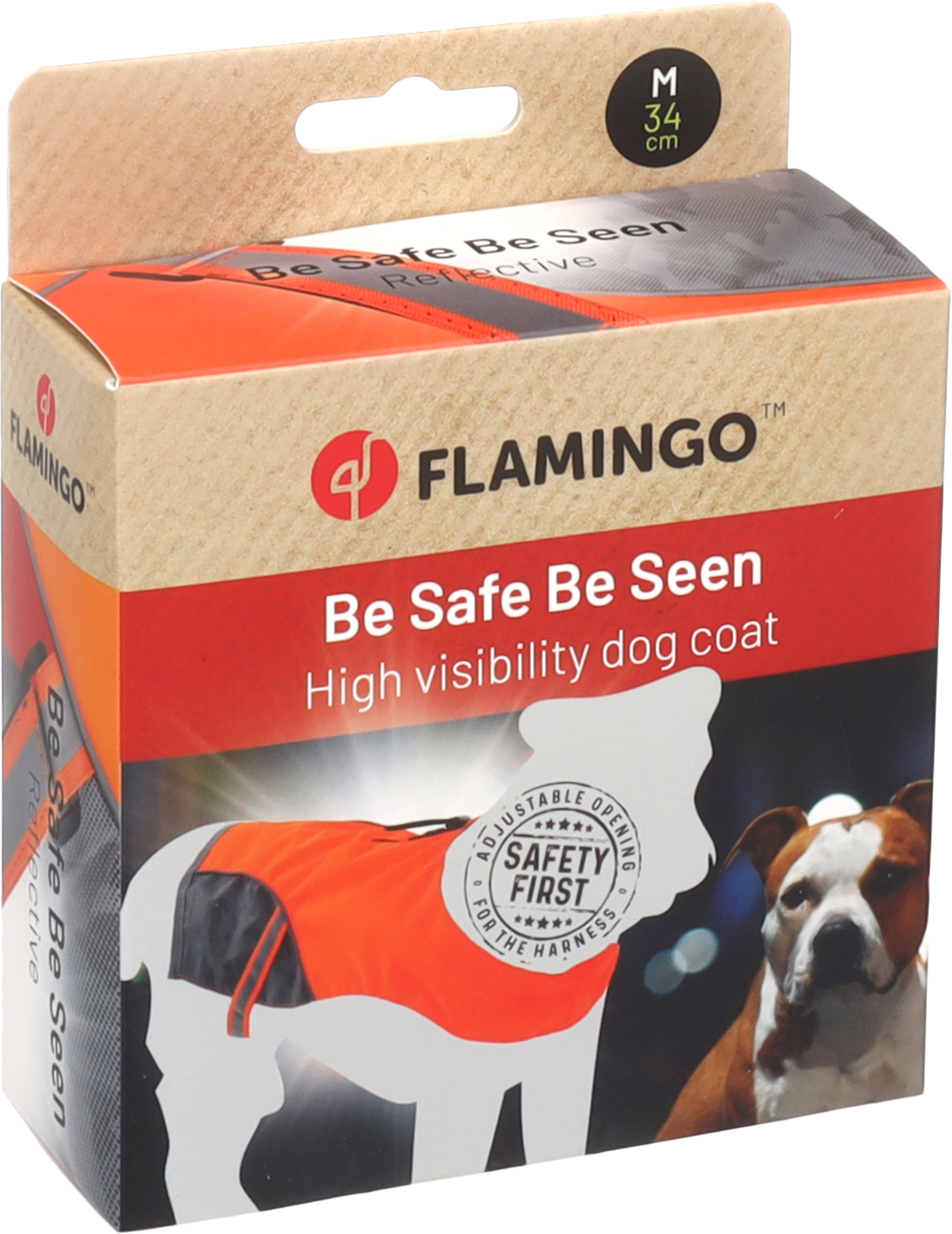 Flamingo Safety vest Fizz Orange & Grey