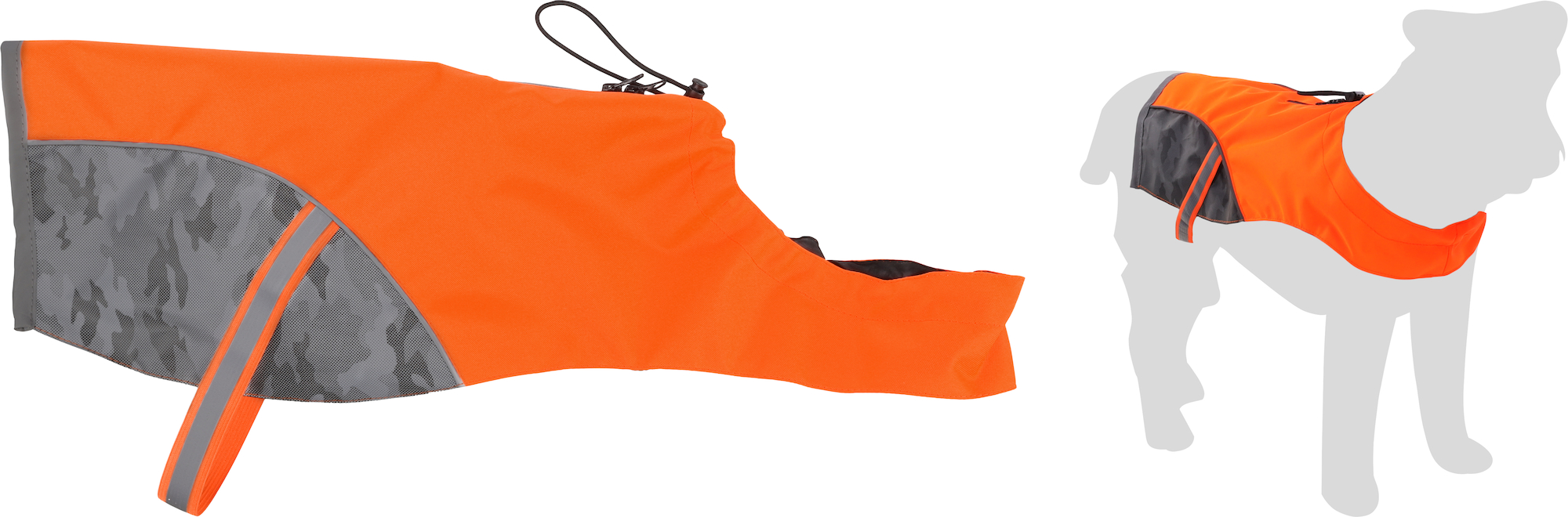 Flamingo Safety vest Fizz Orange & Grey