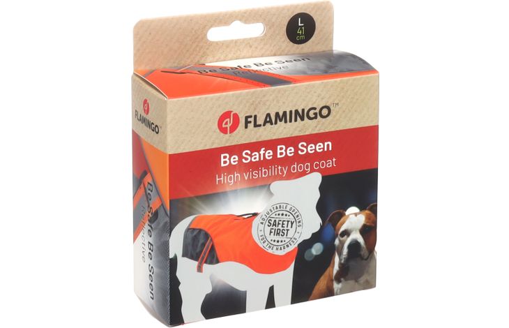 Flamingo Veiligheidsvest Fizz Oranje & Grijs