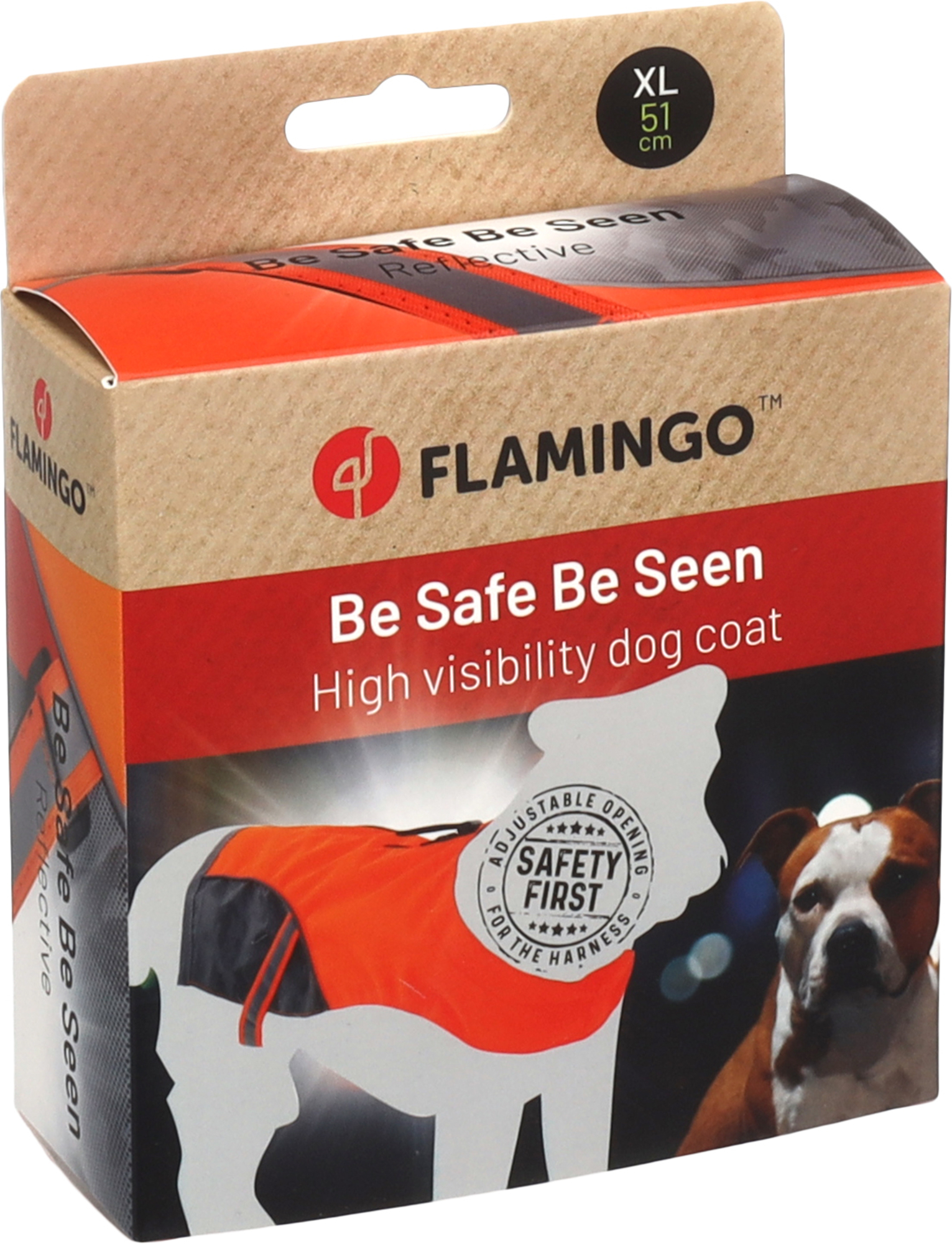 Flamingo Safety vest Fizz Orange & Grey