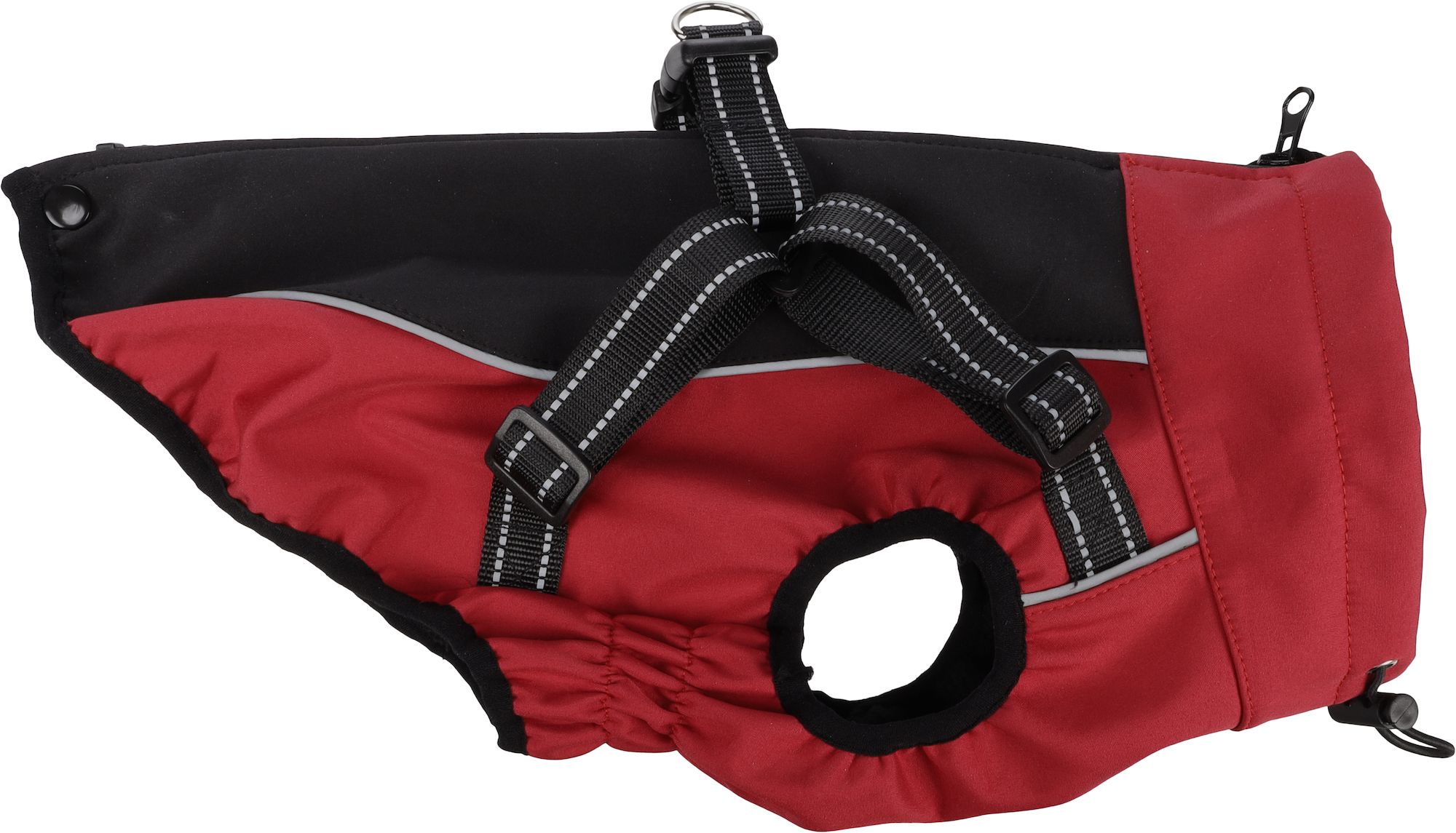 Flamingo Coat Dexter Red & Black