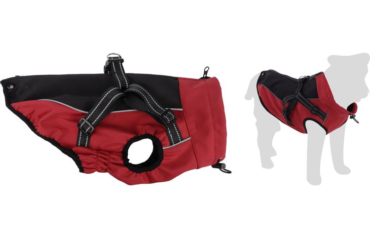 Flamingo Coat Dexter Red & Black