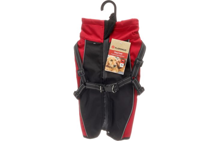 Flamingo Coat Dexter Red & Black
