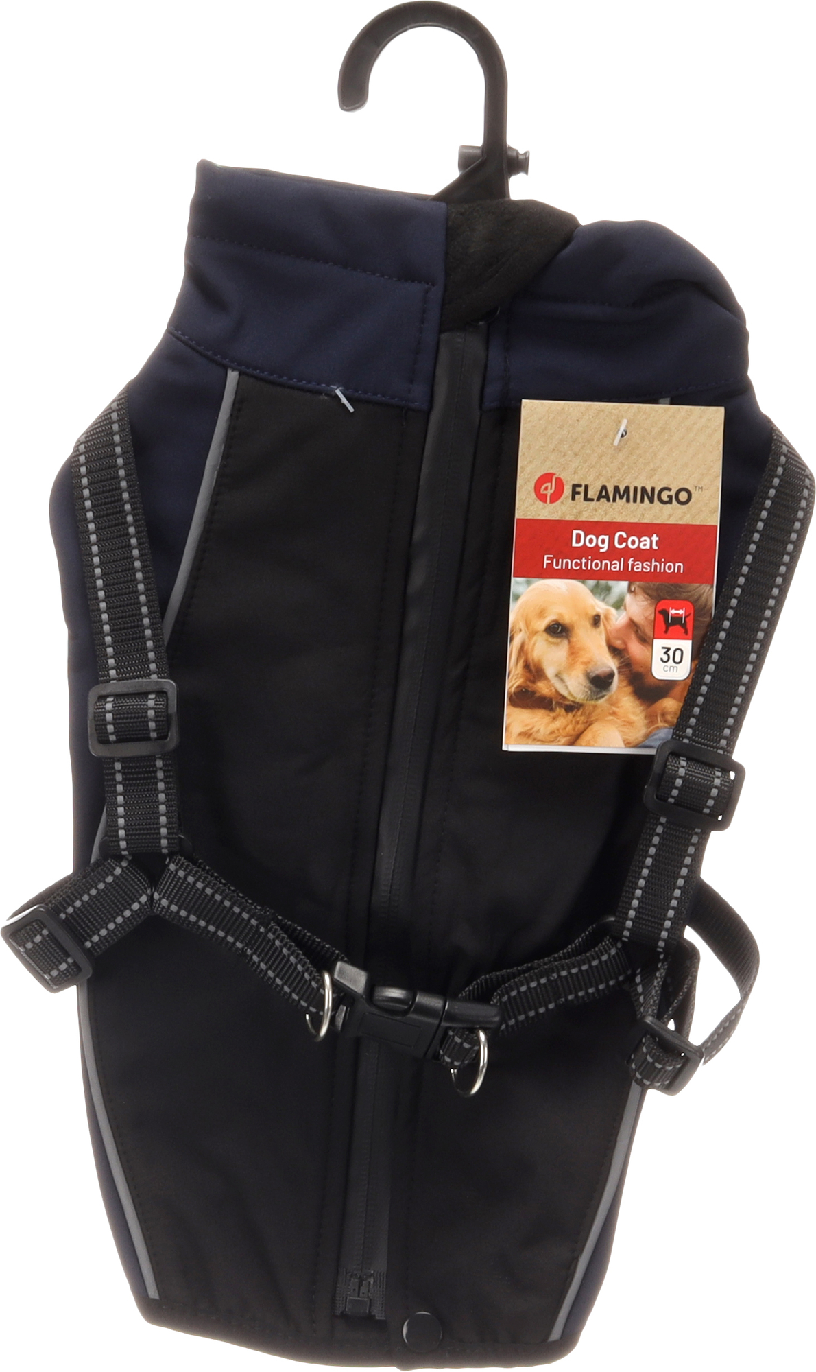 Flamingo Coat Dexter Dark blue & Black