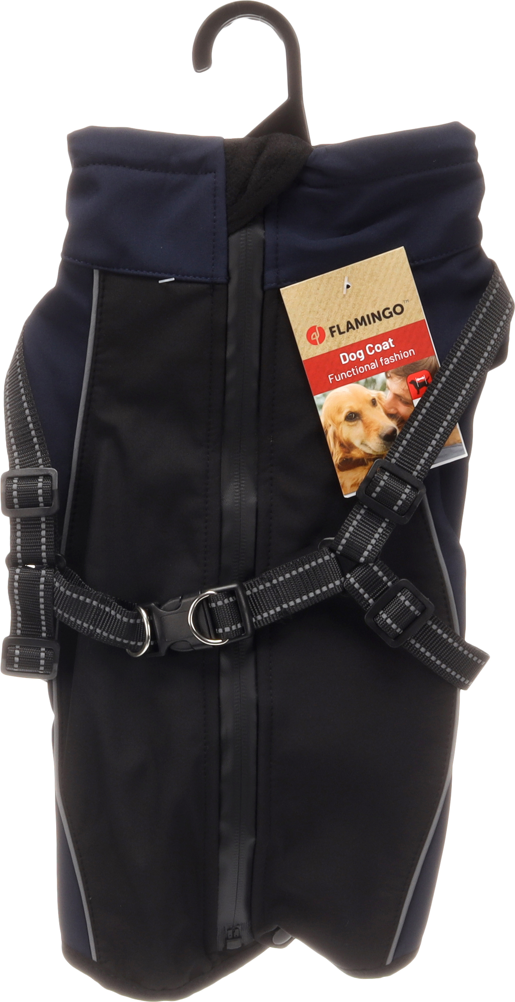 Flamingo Coat Dexter Dark blue & Black
