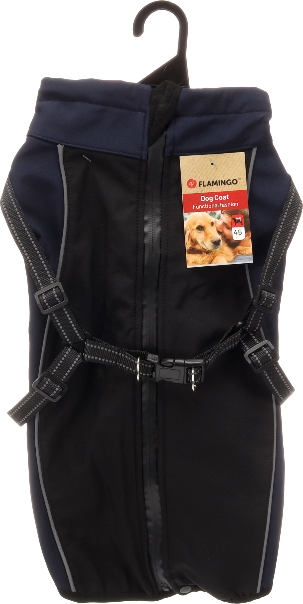 Flamingo Coat Dexter Dark blue & Black