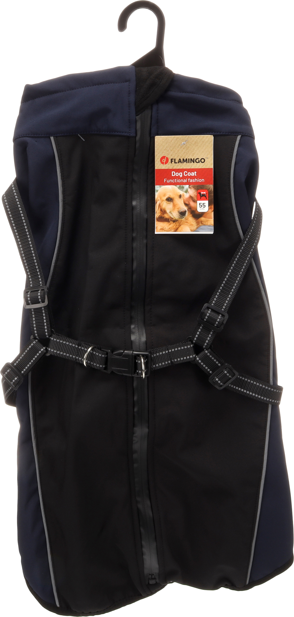 Flamingo Coat Dexter Dark blue & Black