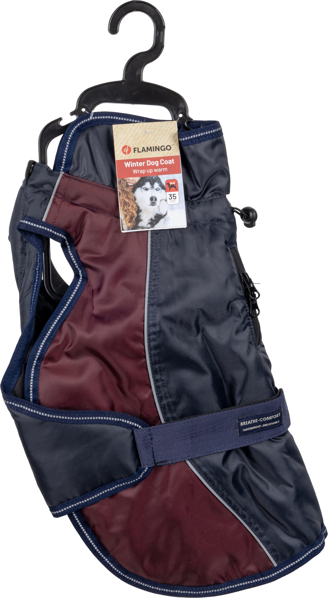 Flamingo Winter coat Eisberg Dark blue & Bordeaux