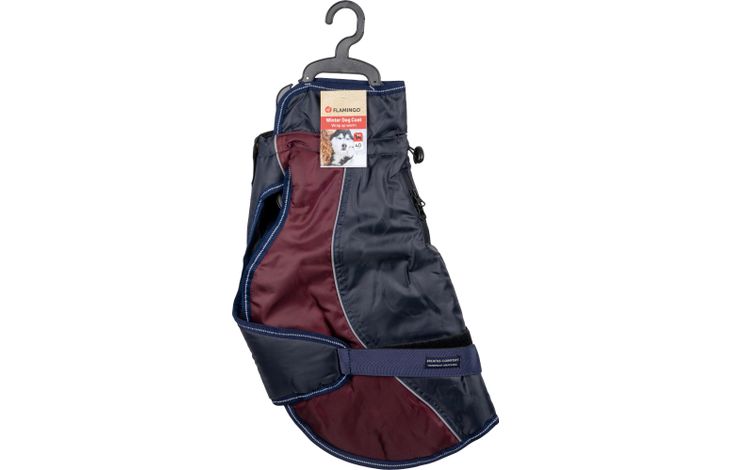 Flamingo Winterjas Eisberg Donkerblauw & Bordeaux